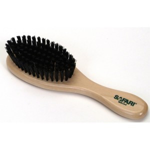 find that a soft bristle brush works best (not a pin brush, even if ...