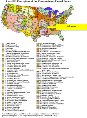 Arkansas United States Map