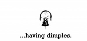 Happiness is having dimples