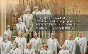 Ezra Taft Benson asked: 