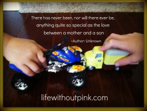 mother and son quote - Moms of boys