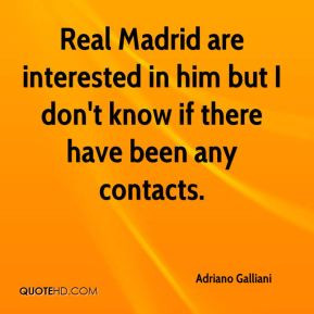 Adriano Galliani - Real Madrid are interested in him but I don't know ...
