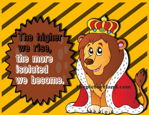 Famous Quotes About Higher we Rise With Cartoon Lion King Pictures