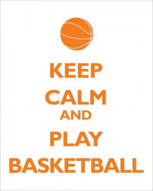 Keep Calm and Play Basketball