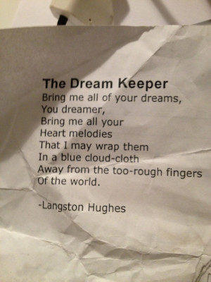 Langston Hughes (a man who dared to dream and to write)