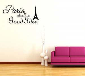 Eiffel-Tower-PARIS-IS-ALWAYS-A-GOOD-IDEA-Vinyl-Decal-Audrey-Hepburn ...