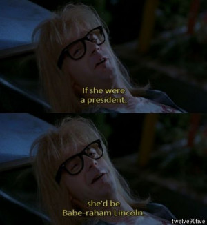 Waynes world garth quote win