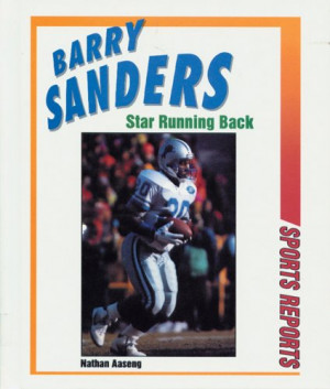 Barry Sanders: Star Running Back (Sports Reports)