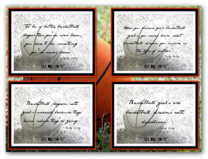 Basketball Poster with Quotes
