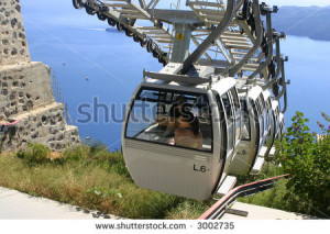 Cable Car From Santorini, Greece Stock Photo 3002735 : Shutterstock