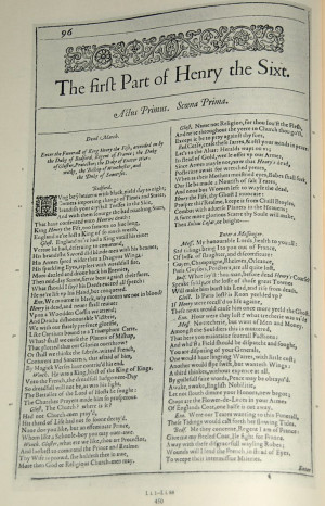 Henry VI – Part I (1591-1592), William Shakespeare.