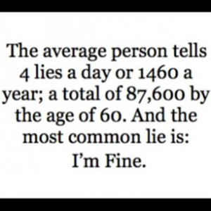 Instagram photo by fake_ass_people_quotes - The lies add up... So try ...