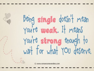 quotes about being single