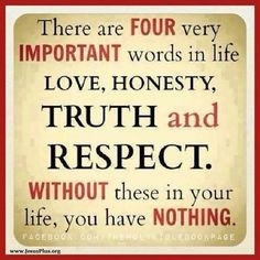 Loyalty, Honesty, Integrity!!