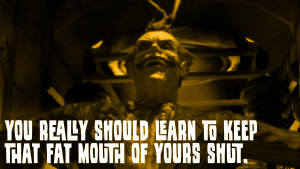 Quand on vous dit que le Joker est un sage … Et il montre qu’il a ...