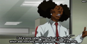 Thugnificent bragging about his discography… during a job interview.