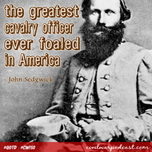 He was foaled on this day. Happy birthday, JEB Stuart!