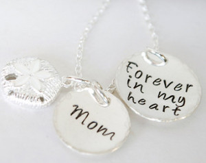 Jewelry - Mom Memorial Necklace - Remembrance Sympathy Jewelry ...