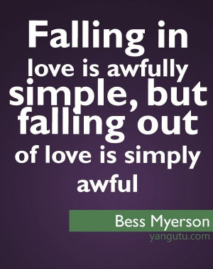 Falling Love Awfully Simple