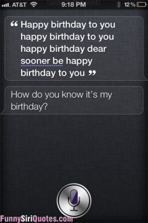 Siri’s Birthday