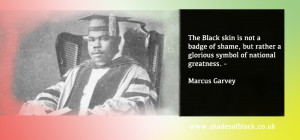 Marcus Garvey black skin quote