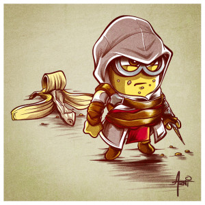 Banana creed… #assassinscreed #ezio #parody
