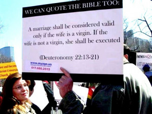 Quoting the Bible Back at the Religious Right