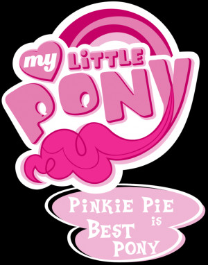 Fanart - MLP. My Little Pony Logo - Pinkie Pie by jamescorck