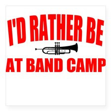 Band Camp Square Sticker for