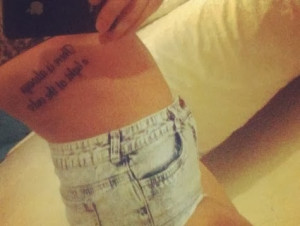 Quotes Tattoo Ideas Girl Quotes Tattoo Ideas Quotes Tattoo Life