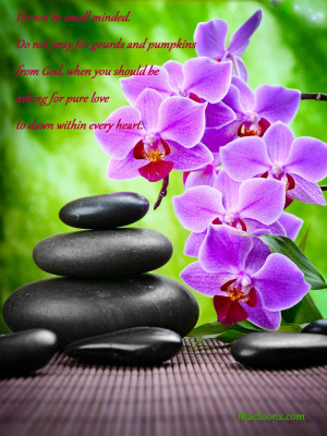 ... Good Man – Inspirational Love Quotes: Zen Basalt Stones And Bamboo