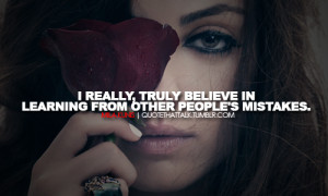 mila kunis, quotes, sayings, learning from other people mistakes