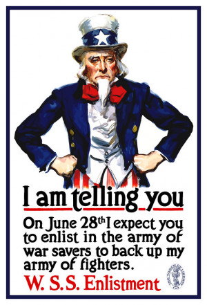 Uncle Sam -- I Am Telling You Painting