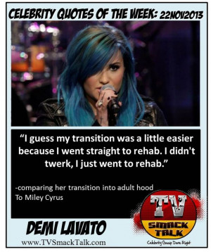Demi Lavato - Celebrity Quotes of the Week 22NOV2013 5