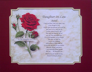 Daughter In Law Poems For Mothers Day