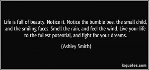 More Ashley Smith Quotes
