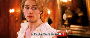 You can pretend its wine. Interview with the Vampire quotes