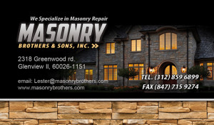 Masonry Business Cards Design