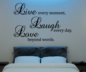 ... Love Wall Decal Vinyl Sticker Quote Art Living Room Dining Room Decor