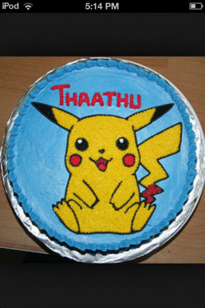 Pikachu Birthday Cake Please