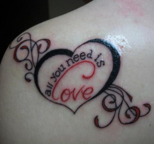 is love the beatles quotes tattoos tattoo designs tattoo pictures ...