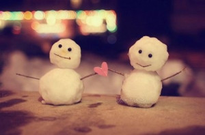 cute, funny, love, snow, snowman