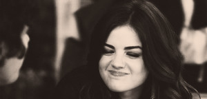 ... montgomery, black and white, gif, lucy hale, pll, pretty little liars