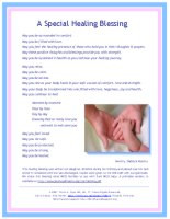 Special Healing Blessing