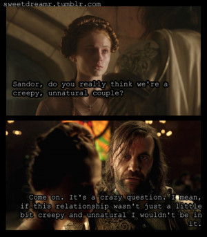 In which Sandor and Sansa reach some inevitable conclusions about ...