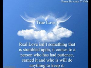 Real Love Isn’t Something
