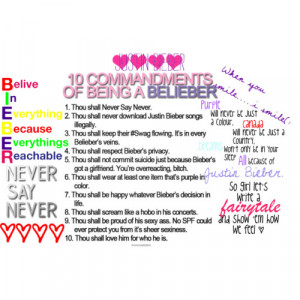 Andments Being Belieber...