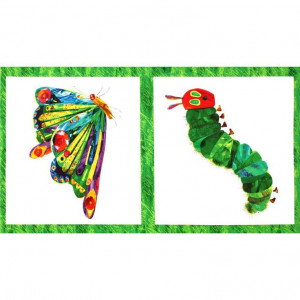 The Very Hungry Caterpillar Panel Butterfly White/Multi