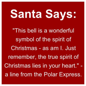 Quote from Polar Express
