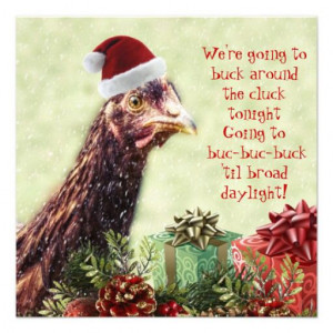 Chicken Christmas funny